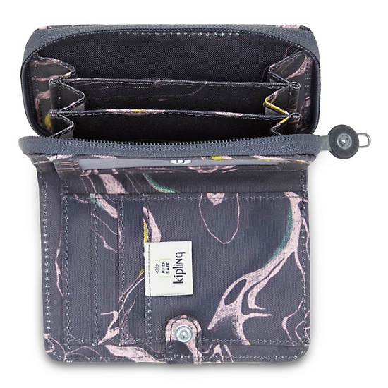 Kipling Money Love Klasik Printed Small Wallet Cüzdan Gri | TR 1018ZU